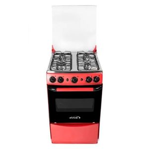 Estufa de Piso Abba con horno gratinador AB 201-6N GT R Gas Natural Rojo