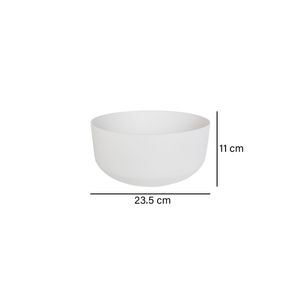 Matera Gracia low plástica 11x23.5cm blanco Marres