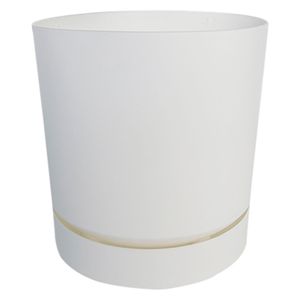 Matera Tubo plástica 19.5x20cm blanco Marres