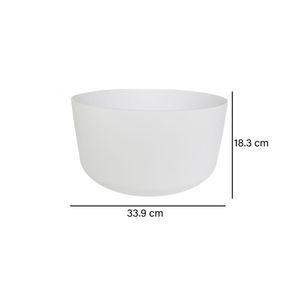 Matera Gracia plástica 18x34cm blanco Marres