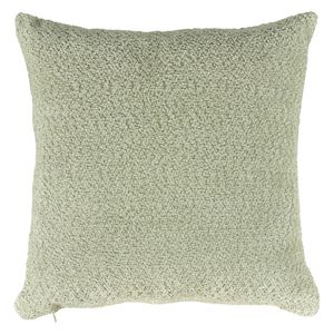 Cojín chenille chunky verde té 45x45cm Wamsutta