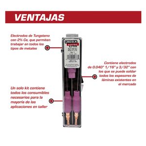Kit partes antorcha TIG Lincoln Electric