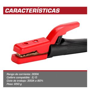 Pinza portaelectrodo industrial 300A Lincoln Electric