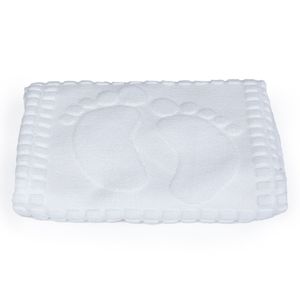 Tapete de baño toalla blanco 50x70cm Fenissa