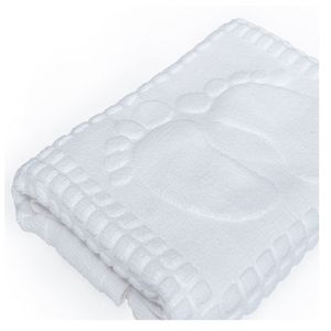 Tapete de baño toalla blanco 50x70cm Fenissa