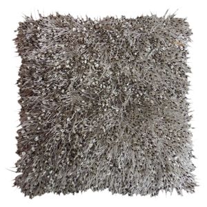 Cojín Cigro 45x45cm gris/dorado Dib