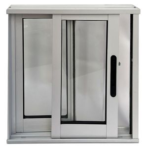 Ventana de aluminio Toledo termoacústica 100x100cm Gaviota