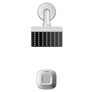 Combinación de ducha 8" Solid sencillo cromo Grival