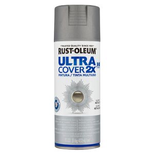 Aerosol Laca 11 Oz Aluminio Ultracover 2x