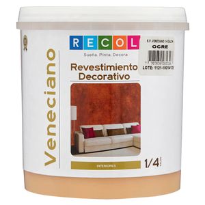 Revestimiento Decorativo Veneciano Ocre x1/4gal