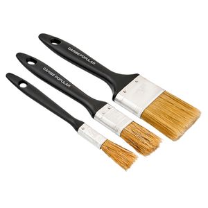 Brocha Popular Natural Pack x 3 No.1