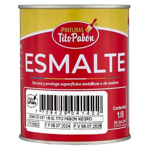Esmalte Ext 1/8 Gl Tito Pabon Negro