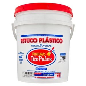 Estuco Plastico Interior 5gl Tito Pabo