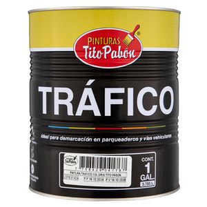 Pintura Trafico 1gl gris Tito Pabon