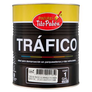 Pintura Trafico 1gl Amarillo Tito Pabon