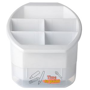 Organizador de escritorio 16x16.5x16.2cm blanco Estra