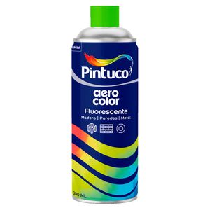 Pintura en aerosol verde fluorescente x300ml Pintuco