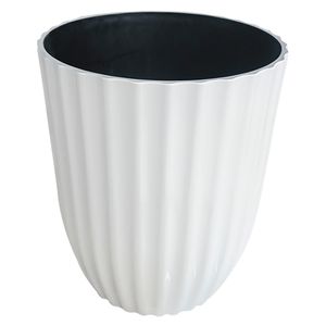 Matera plástico 26cm blanco Líneas Marres