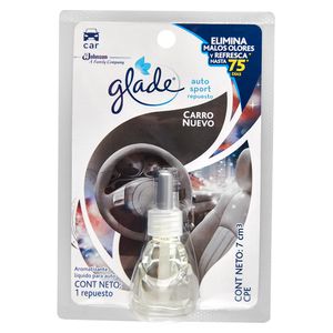 Aromatizante Líquido Auto Sport Repuesto Carro Nuevo x7cm³