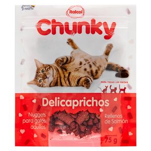 Nuggets Rellenos Salmón Gatos Adultos Todas razas x75g