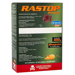 Raticida Rastop Bloque 100 gr