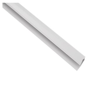 Perfil Remate U Blanco Nevado x 3M