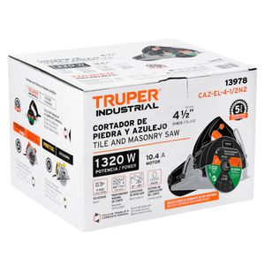 Máquina cortadora de cerámica 4-1/2" 1320W Truper