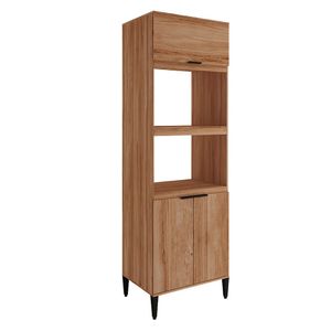Despensa microondas 3 puertas 70cm madera Bertolini