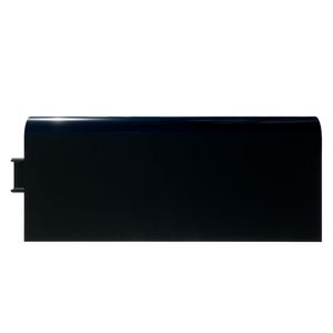 Guardaescoba PVC negro 240x1.5x8.5cm Uniperfiles