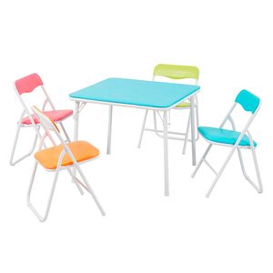 Mesa infantil + 4 sillas pasteles M+Design