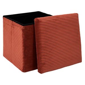 Puff terracota 38x38x38 cm M+Design