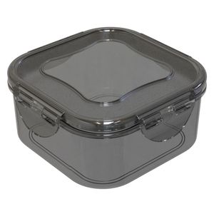 Hermético cuadrado Keep Go 650ml humo Novedades Plasticas