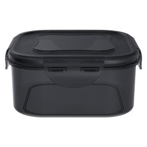 Hermético cuadrado Keep Go 650ml humo Novedades Plasticas