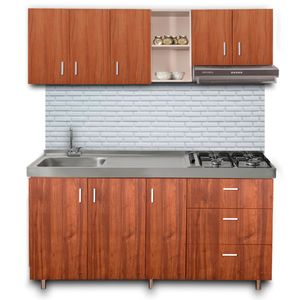 Cocina integral Aliso 180cm nola izquierda 8 puertas Challenger