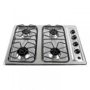 Estufa de Empotrar Abba CG 401 3N EE Gas 4 Puestos Acero inoxidable
