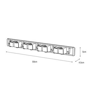 Organizador pared productos limpieza 50cm gris Hacks&Racks