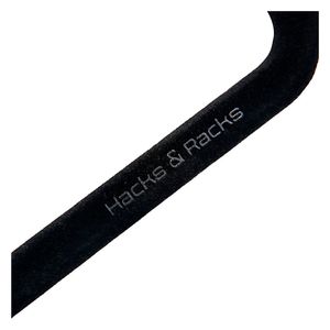 Colgador ropa terciopelo negro/dorado x20und. Hacks&Racks