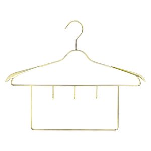 Colgador ropa multifuncional dorado Hacks&Racks