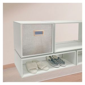 Estante modular alto simple blanco 34.5x34.5x30.2cm Hacks&Racks
