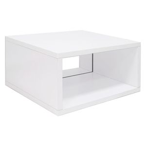 Estante modular bajo simple blanco 19.5x34.5x30.2cm Hacks&Racks