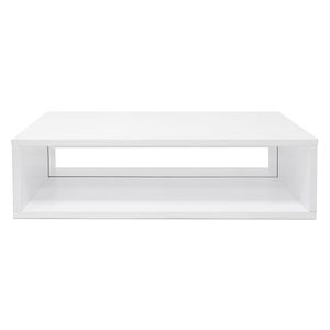 Estante modular bajo doble blanco 19.5x64.5x30.2cm Hacks&Racks