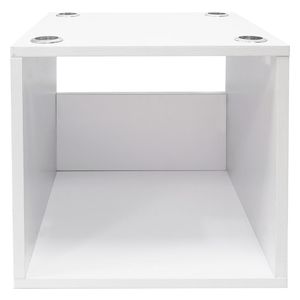 Estante modular 1 espacio blanco 33.4x33.4x32.2cm Hacks&Racks