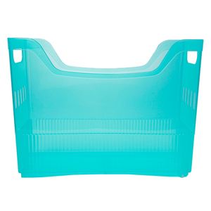 Canasto organizador infantil vertical menta 25.5x14x33.8cm Hacks&Racks