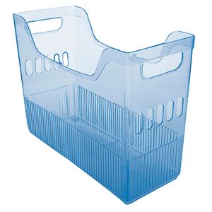 Canasto organizador infantil vertical celeste 25.5x14x33.8cm Hacks&Racks