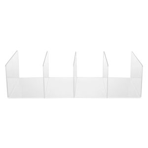 Canasto organizador carteras transparente 13.7x45.5x29cm Hacks&Racks