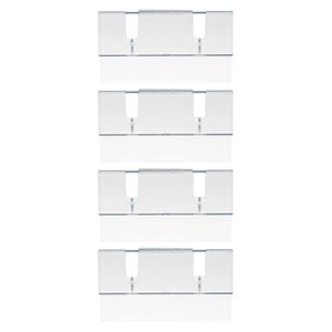 Clip marcador caja transparente x4und. Hacks&Racks