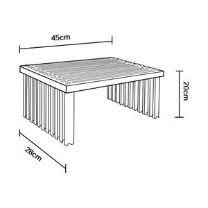 Zapatero modular simple 20x45x28cm natural Hacks&Racks