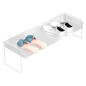 Zapatero apilable malla 20.5x81.5x25cm blanco Hacks&Racks