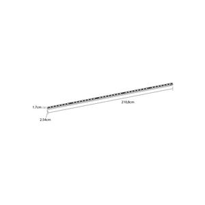 Riel metal ensamble 210.8cm blanco Hacks&Racks