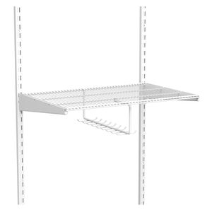 Organizador ropa doble 9 ganchos blanco Hacks&Racks